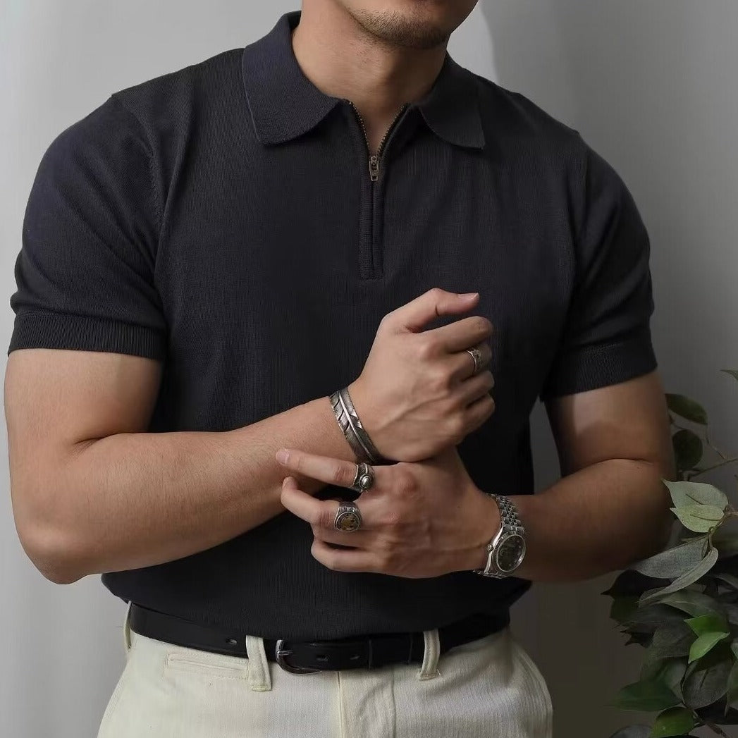 Bentara Quarter Zip Polo
