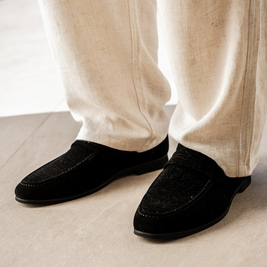 Bentara Suede Penny Loafers