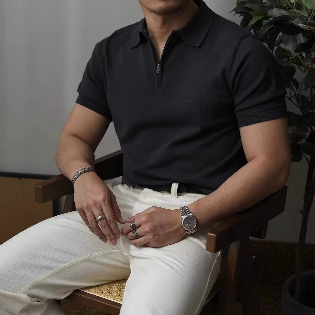 Bentara Quarter Zip Polo