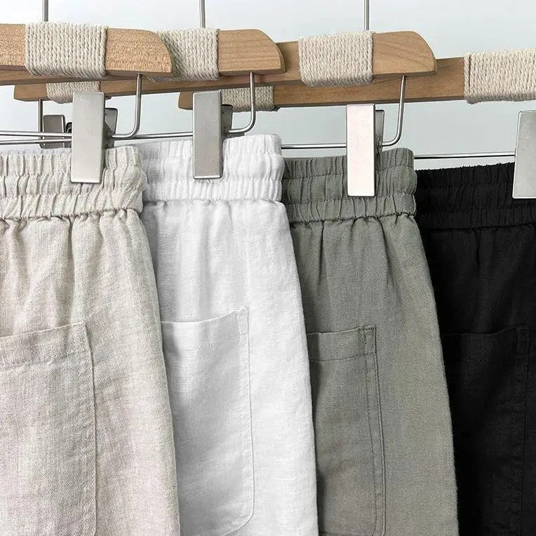 Bentara Straight Fit Linen Pant