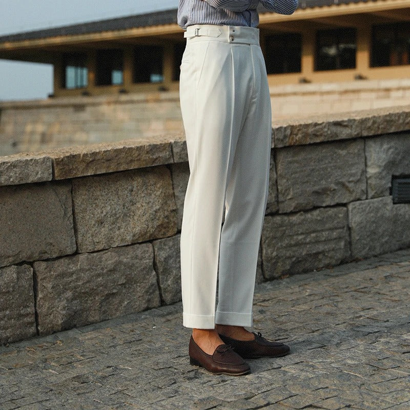 Bentara Pleated Double Button Trousers