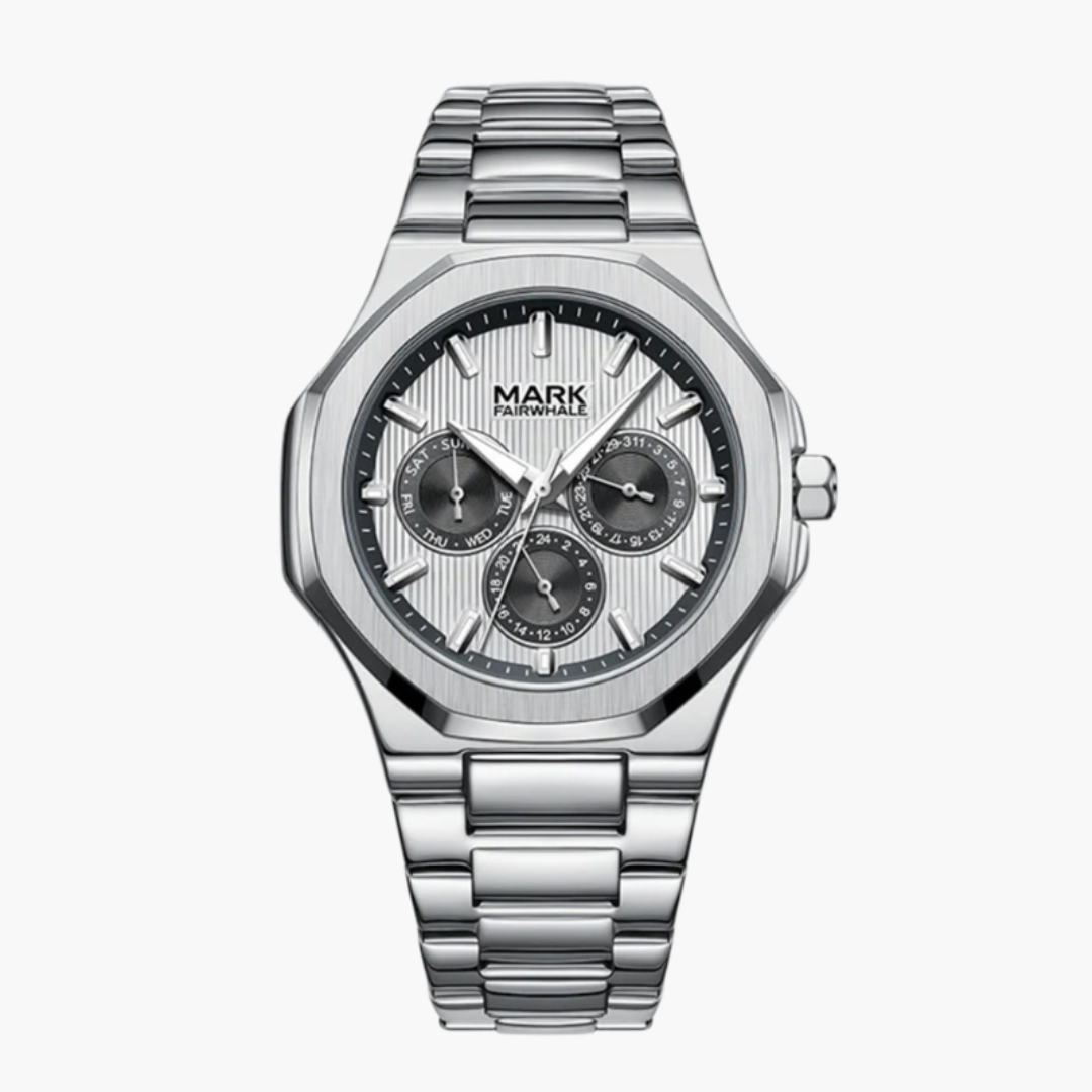 Bentara Stainless Steel Watch (Waterproof)