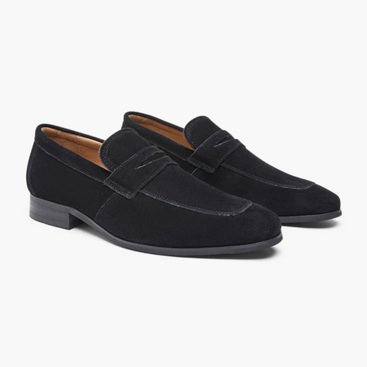 Bentara Suede Penny Loafers