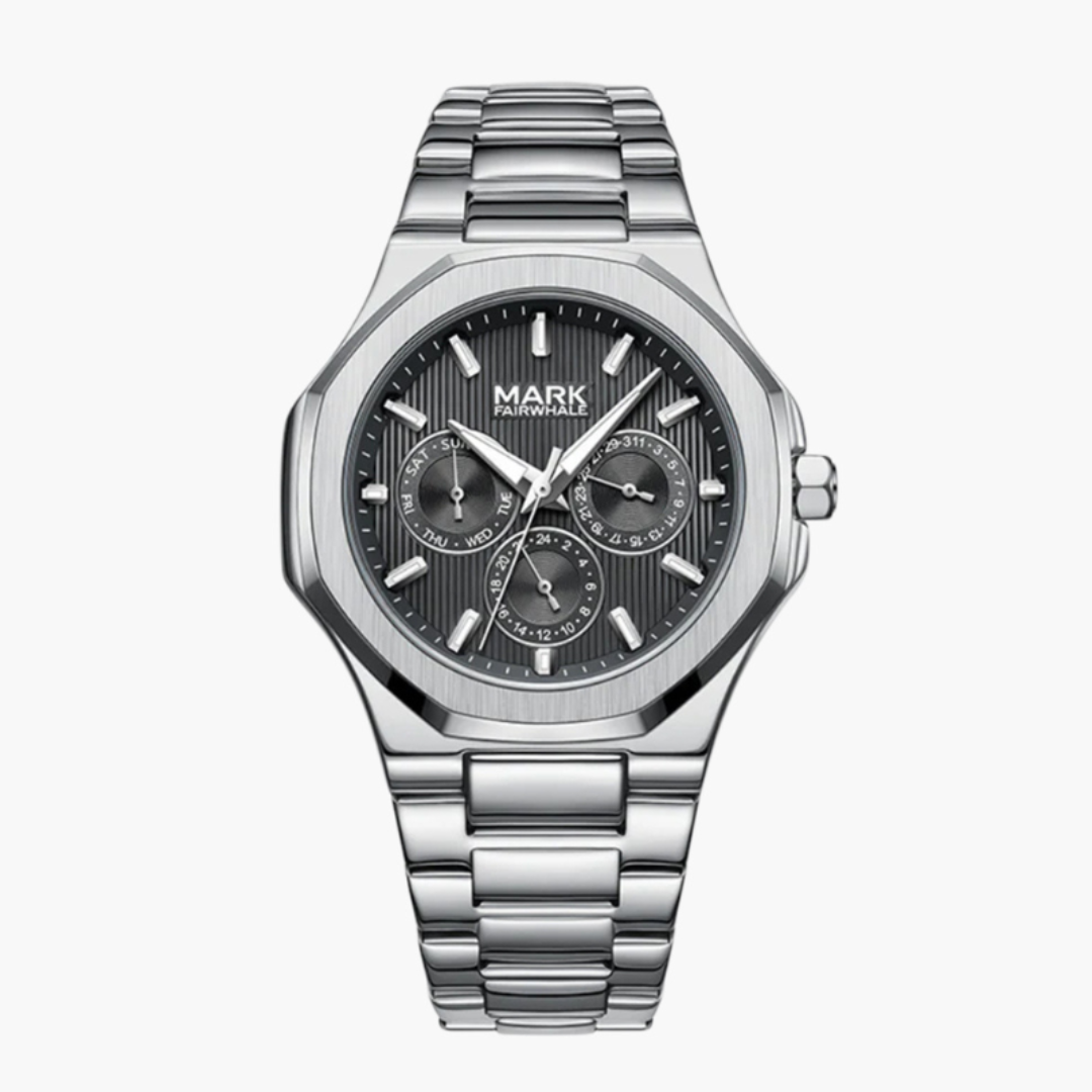 Bentara Stainless Steel Watch (Waterproof)