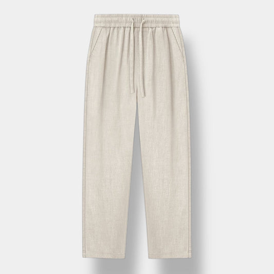 Bentara Relaxed Fit Linen Trousers