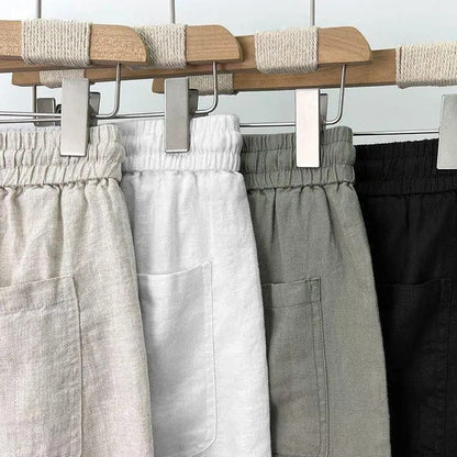 Bentara Straight Fit Linen Pant