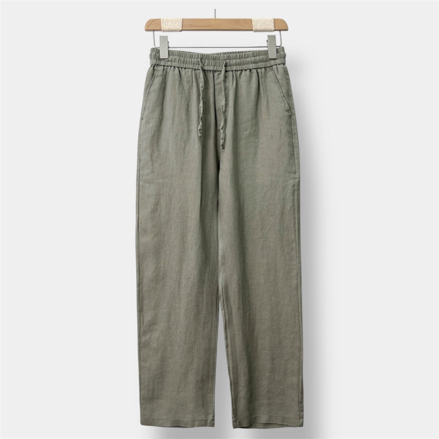 Bentara Straight Fit Linen Pant