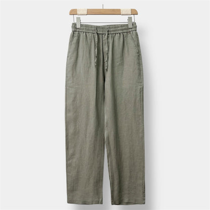 Bentara Straight Fit Linen Pant
