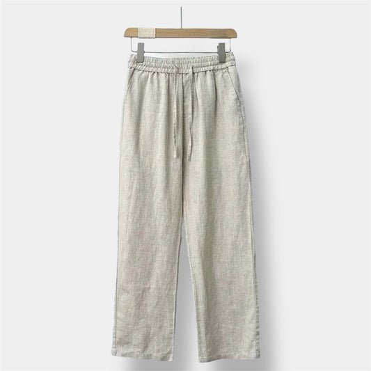 Bentara Straight Fit Linen Pant