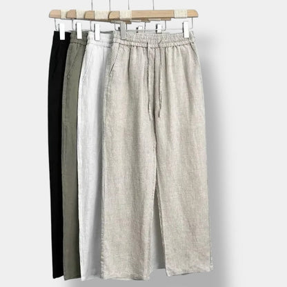 Bentara Straight Fit Linen Pant
