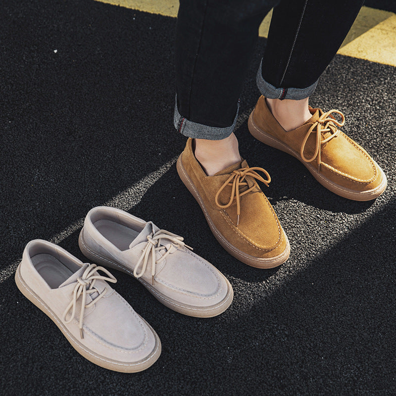 Bentara Premium Suede Wallabee-Style Moccasin