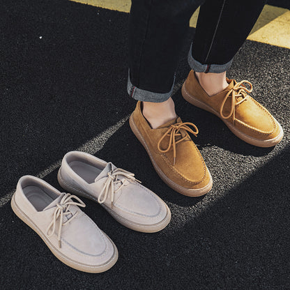 Bentara Premium Suede Wallabee-Style Moccasin