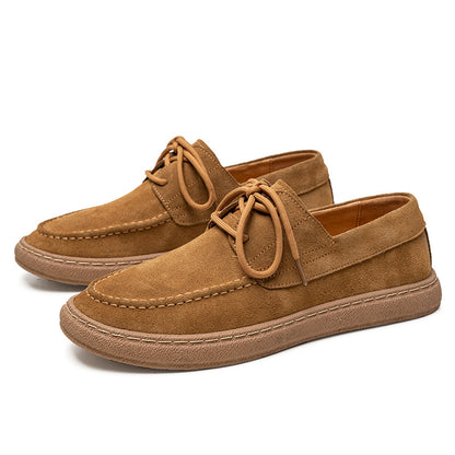 Bentara Premium Suede Wallabee-Style Moccasin