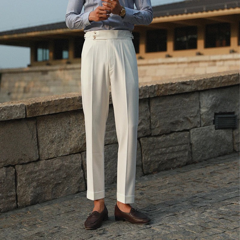 Bentara Pleated Double Button Trousers